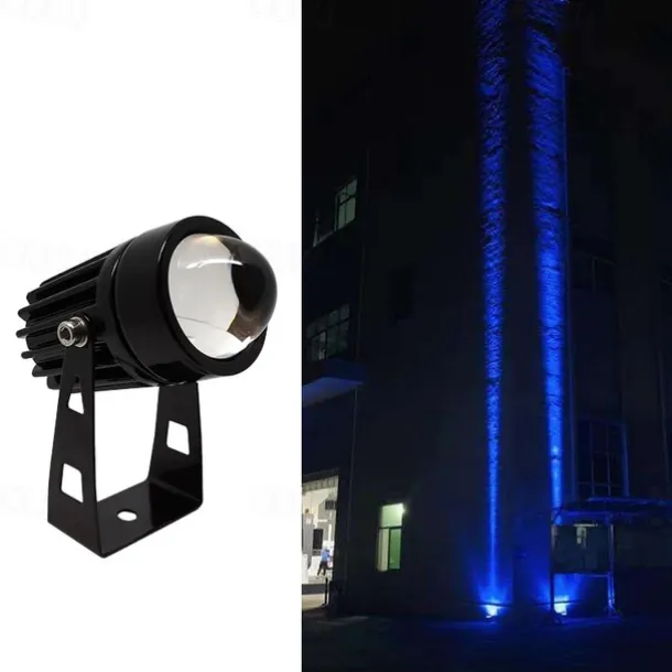 Outdoor LED Spotlight 5W Landscape Lighting 220V Red Green Blue RGB Wall light IP66 Waterproof one beam lights