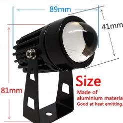 Outdoor LED Spotlight 5W Landscape Lighting 220V Red Green Blue RGB Wall light IP66 Waterproof one beam lights