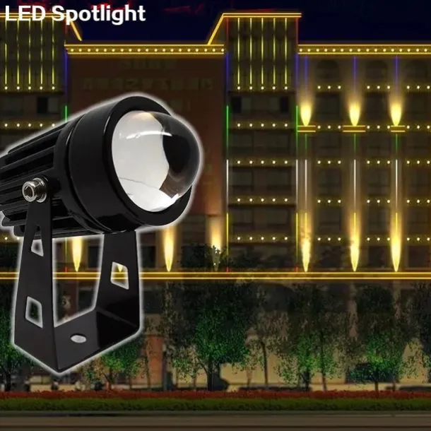 Outdoor LED Spotlight 5W Landscape Lighting 220V Red Green Blue RGB Wall light IP66 Waterproof one beam lights