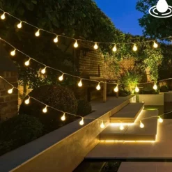 Outdoor LED String Lights Globe Ball String Lights 100/50/30M Fairy Light 800/400/300Leds for Party Garden Yard Colorful Romantic Decoration Lighting IP44 Waterproof