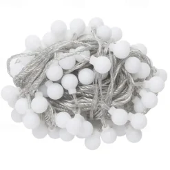 Outdoor LED String Lights Globe Ball String Lights 100/50/30M Fairy Light 800/400/300Leds for Party Garden Yard Colorful Romantic Decoration Lighting IP44 Waterproof