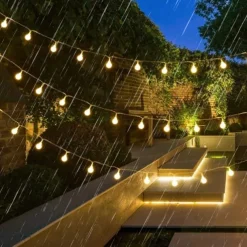 Outdoor LED String Lights Globe Ball String Lights 100/50/30M Fairy Light 800/400/300Leds for Party Garden Yard Colorful Romantic Decoration Lighting IP44 Waterproof