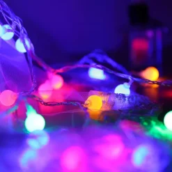 Outdoor LED String Lights Globe Ball String Lights 100/50/30M Fairy Light 800/400/300Leds for Party Garden Yard Colorful Romantic Decoration Lighting IP44 Waterproof
