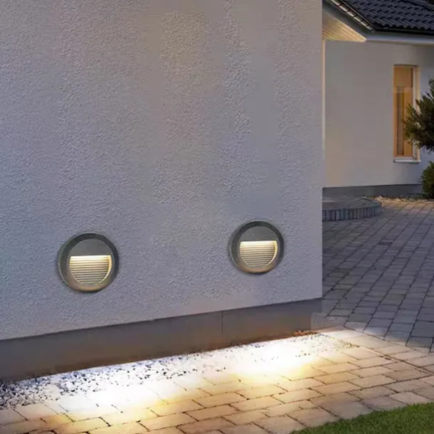 Outdoor Led Underground Light Stainless Steel IP67 Waterproof Square Embedded Ground Lights Suitable for Steps and Corners 110-240V