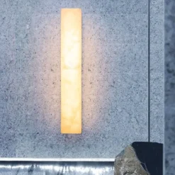 Outdoor LED Wall Lamp Waterproof 20W Marble Indoor Wall Light Modern Bedroom Warm White Light 110-240V