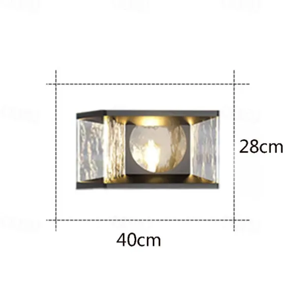 Outdoor Post Lights Fixture Modern Yard Entry Outdoor Column Lights with Stainless Steel Housing Patio Pillar Lights 110-240V 20W