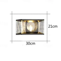 Outdoor Post Lights Fixture Modern Yard Entry Outdoor Column Lights with Stainless Steel Housing Patio Pillar Lights 110-240V 20W