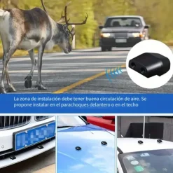 Outdoor Safety Car Physical Ultrasonic Animal Siren Deer RepellersMotorcycles Trucks Alert Device Alarm Tool 2X Animal ProtectionsDevices Motorcycles Warning Collision Prevention Devices