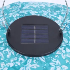 Outdoor Solar Decorative Lanterns Hanging With Hook Waterproof Built-In Battery Automatic Lighting Nylon Material For Yard Garden Lamp
