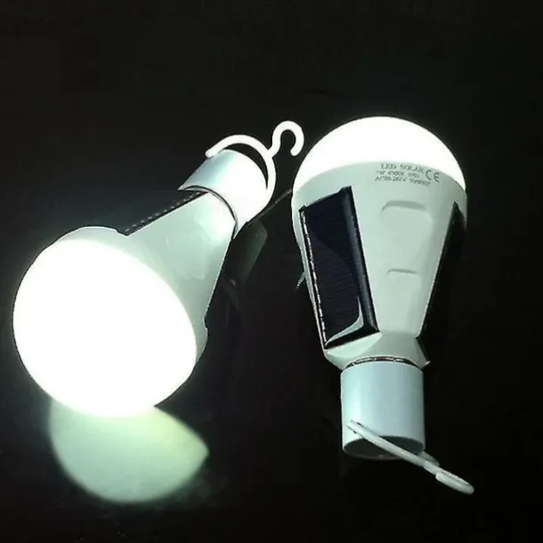Outdoor Solar Emergency Light Waterproof Bulb Solar Energy Saving Light Bulb Outdoor Lights