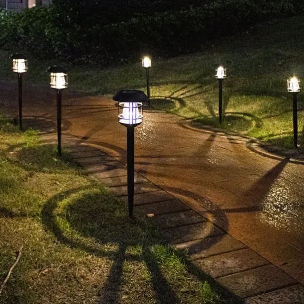 Outdoor Solar Path Light Led Light Control Lawn Lamp Garden Decorative Plug Lights Waterproof Courtyard Lamps Outdoor Lights