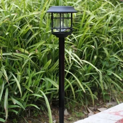 Outdoor Solar Path Light Led Light Control Lawn Lamp Garden Decorative Plug Lights Waterproof Courtyard Lamps Outdoor Lights