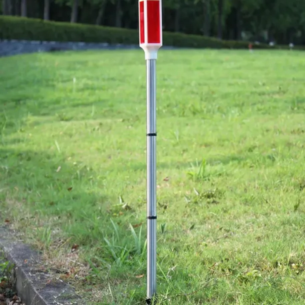 Outdoor Solar Roadblock Lamp 1/5pcs Benchmark Light Warning Light Traffic Road Obstacle Indicated Light Lawn LED Strobe Lamp Signal Lig