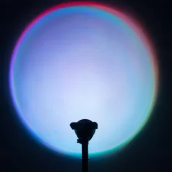 Outdoor Solar Spotlight - Waterproof Pathway Garden Spotlights, Solar Sunset Projection Lights for Lawn, Park, Terrace & Landscape Decoration