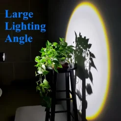 Outdoor Solar Spotlight - Waterproof Pathway Garden Spotlights, Solar Sunset Projection Lights for Lawn, Park, Terrace & Landscape Decoration