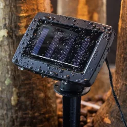 Outdoor Solar String Lights - Waterproof 3M & 5M Wrought Iron House Fairy Lights with Remote Control for Christmas, Holiday Party Decorations