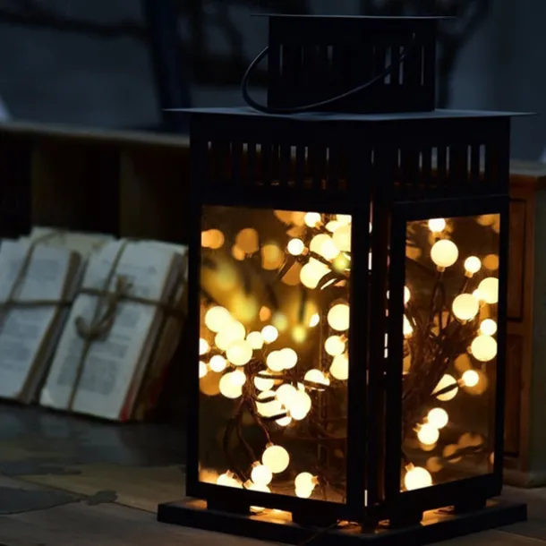 Outdoor Solar String Light Solar LED String Lights Matte Bulb Warm White Colorful White 8 Mode Outdoor Waterproof 7M 50LEDs Fairy Lights Christmas Wedding Holiday Decoration Lights Garden Light