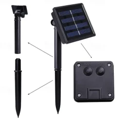 Outdoor Solar String Light Solar LED String Lights Matte Bulb Warm White Colorful White 8 Mode Outdoor Waterproof 7M 50LEDs Fairy Lights Christmas Wedding Holiday Decoration Lights Garden Light