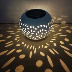 Outdoor Solar Table Garden Lights Dancing Flickering Flame Lamp Retro Metal Lamp For Patio Garden Pathway Yard Decor Lighting 1X