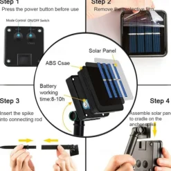 Outdoor Solar Wishing Ball String Lights, 5M 20 LEDs & 7M 50 LEDs Waterproof Fairy Lights for Christmas, Garden, Courtyard and Holiday Party Decoration 1 Set