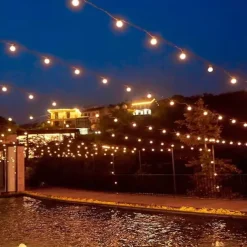 Outdoor Solar Wishing Ball String Lights, 5M 20 LEDs & 7M 50 LEDs Waterproof Fairy Lights for Christmas, Garden, Courtyard and Holiday Party Decoration 1 Set