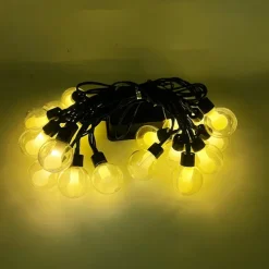 Outdoor Solar Wishing Ball String Lights, 5M 20 LEDs & 7M 50 LEDs Waterproof Fairy Lights for Christmas, Garden, Courtyard and Holiday Party Decoration 1 Set