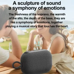Outdoor Sports Cycling Portable 360 Surround Sound Bluetooth Speakers Mini Waterproof Wireless Car Subwoofer Long Battery Life