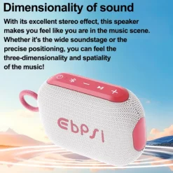 Outdoor Sports Cycling Portable 360 Surround Sound Bluetooth Speakers Mini Waterproof Wireless Car Subwoofer Long Battery Life