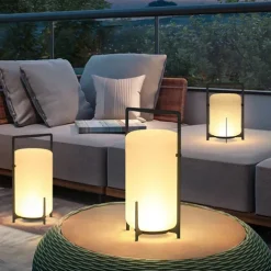 Outdoor Standing Lamp Waterproof IP65 Plug In Courtyard Lamp Landscape Atmosphere Lawn Terrace Garden Layout Balcony Power Adapter 110-240V