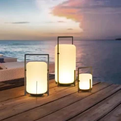 Outdoor Standing Lamp Waterproof IP65 Plug In Courtyard Lamp Landscape Atmosphere Lawn Terrace Garden Layout Balcony Power Adapter 110-240V