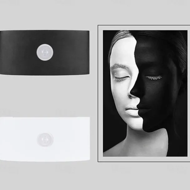 Outdoor Wall Light LED Motion Sensor Wall Sconce Light 8W Up Down Aluminium Modern Indoor Wall Lamps for Living Room Bedroom Corridor Hallway