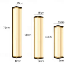 Outdoor Wall Lights, LED Fence Lights IP65 Waterproof Warm/White/Nautral Light Sconce Decorative Fixture With Hardwired For Villa Gate Balcony Yard Exterior Lamp