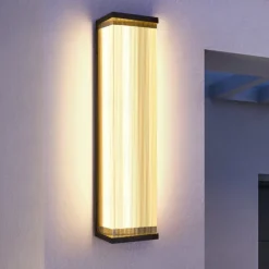 Outdoor Wall Lights, LED Fence Lights IP65 Waterproof Warm/White/Nautral Light Sconce Decorative Fixture With Hardwired For Villa Gate Balcony Yard Exterior Lamp