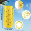 Outdoor Wasp & Bee Traps - Bright Yellow with Black Hexagonal Pattern, Durable PP Material, Reusable Insect Catcher for Hornets, Fruit Flies & More - No Electricity Needed