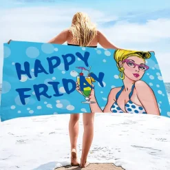 Oversized Beach Towel 100% Micro Fiber 35