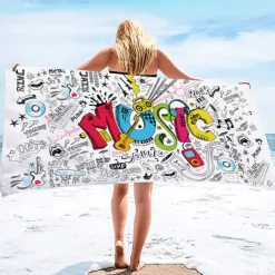 Oversized Beach Towel 100% Micro Fiber 35