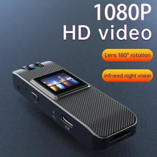 1080P Full HD Mini Camera Infrared Night Vision with LED Screen Small Bodycam Smart Security Sports DV Camcorder Car DV