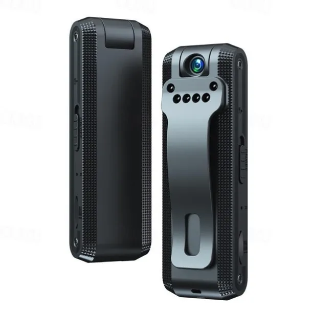 1080P HD Video Recorder Mini Hidden Camera Clip IR Night Cam Back Clip Body DV RDV DVR Video Surveillance Camcorder Loop Recording