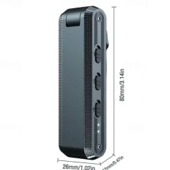 1080P HD Video Recorder Mini Hidden Camera Clip IR Night Cam Back Clip Body DV RDV DVR Video Surveillance Camcorder Loop Recording