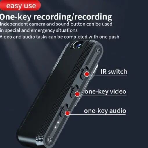 1080P HD Video Recorder Mini Hidden Camera Clip IR Night Cam Back Clip Body DV RDV DVR Video Surveillance Camcorder Loop Recording