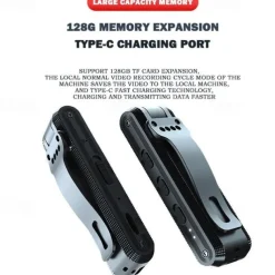 1080P HD Video Recorder Mini Hidden Camera Clip IR Night Cam Back Clip Body DV RDV DVR Video Surveillance Camcorder Loop Recording