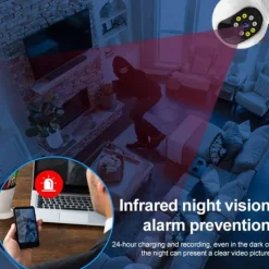 1080P Wireless CCTV IP Camera Surveillance, Night Vision Home Security Camera with 2 Way Audio NO CARD