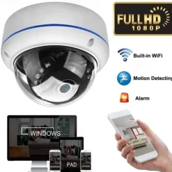 1080P Wireless IP Camera 5X Zoom Outdoor IR Speed Dome CCTV Security
