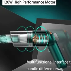 12000Pa Wireless Mini Vacuum Cleaner Handheld Large Suction Car Vacuum Cleaner For Home Car Vacuum Cleaner Pet Hair Absorber