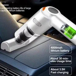 12000Pa Wireless Mini Vacuum Cleaner Handheld Large Suction Car Vacuum Cleaner For Home Car Vacuum Cleaner Pet Hair Absorber