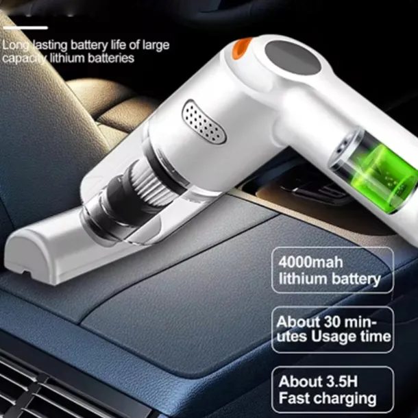 12000Pa Wireless Mini Vacuum Cleaner Handheld Large Suction Car Vacuum Cleaner For Home Car Vacuum Cleaner Pet Hair Absorber