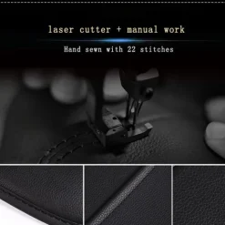 2Pack Car Seat Back Organizer PU Leather Car Seat Protector Travel Accessories Car Organizer Seat Protector Kick mats Back seat Protector and Cup Holder Travel Accessories