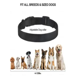 Pack of 3 Dog Bark Collar Barking Training Collar Waterproof & Rechargeable Automatic Shock Control Prong Collar with Beep & Shock for Small Medium Large Dogs