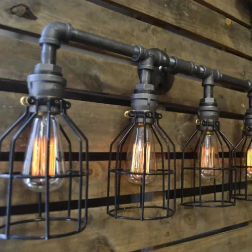 6-Pack 40W Edison Light Bulbs ST58 Filament Vintage Bulb Antique Style Incandescent Light Bulbs - AC220/110V E26/E27 Base -Clear Glass- Tear Drop Top Lamp for Chandeliers Wall Sconces Pendant Lighting