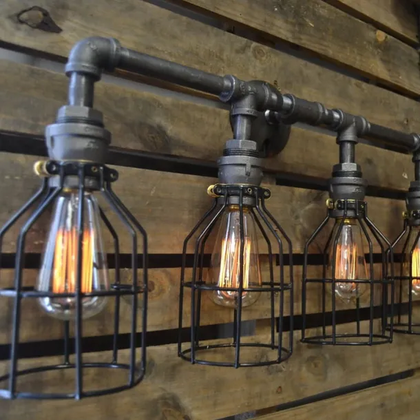 6-Pack 40W Edison Light Bulbs ST58 Filament Vintage Bulb Antique Style Incandescent Light Bulbs - AC220/110V E26/E27 Base -Clear Glass- Tear Drop Top Lamp for Chandeliers Wall Sconces Pendant Lighting